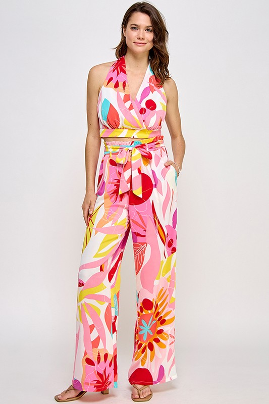 Halter top and pants