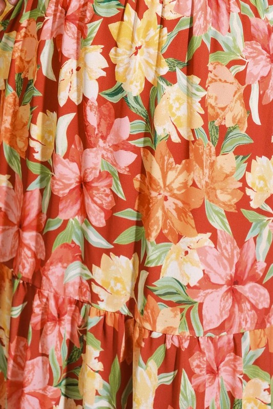 Printed Midi Dress Plus