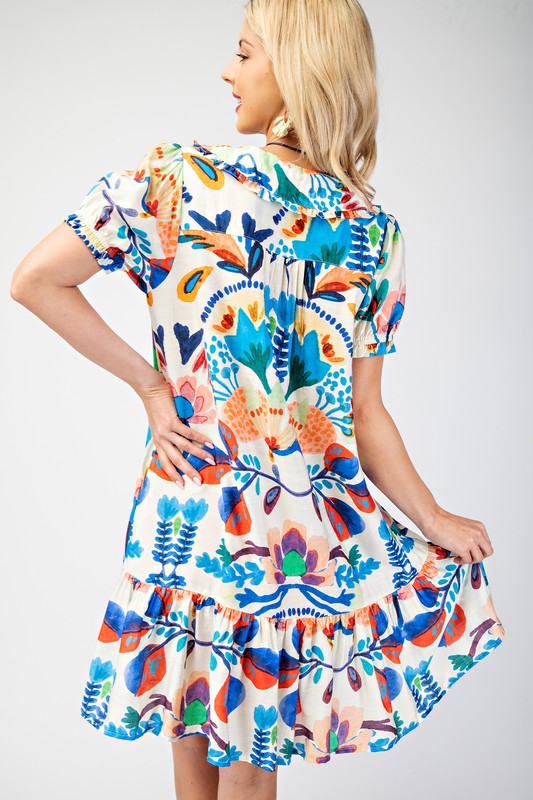 Button Down Mini Dress