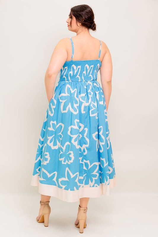 Plus Size Woven Midi Dress