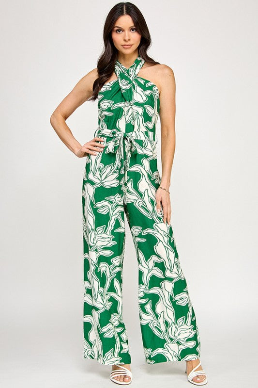 Halter jumpsuit