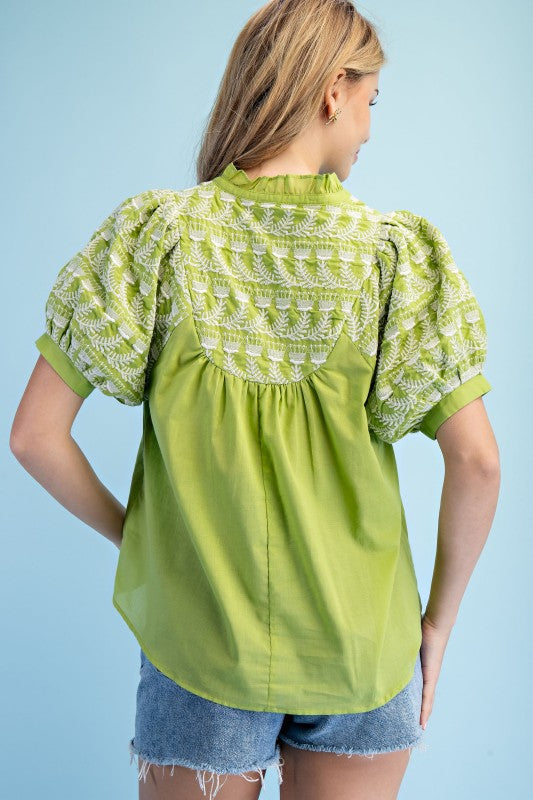 Embroidered Top