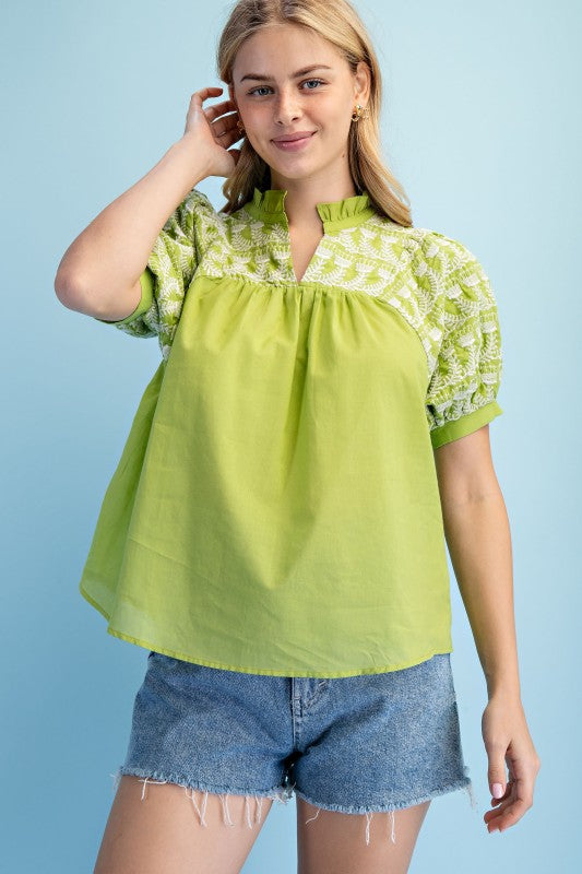 Embroidered Top