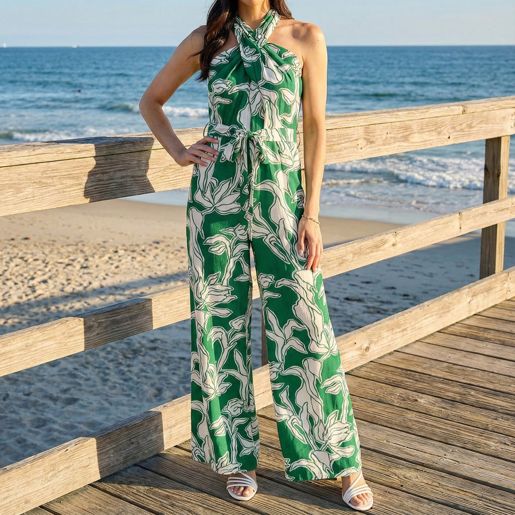 Halter jumpsuit