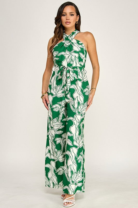 Halter jumpsuit